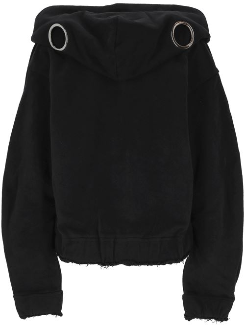 Moncler x Willow Smith Zip-Up Eyelet Cotton Hoodie Moncler Genius | 9T8G000-01899WC999